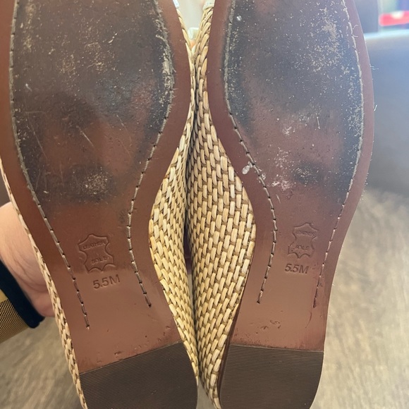 Tory Burch Straw ballet flats size 5.5 - Picture 3 of 5